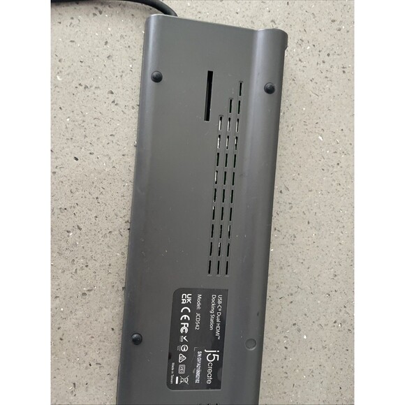 J5 Create USB-C Dual HDMI Docking Station JCD542 Tested READ - Picture 5 of 12